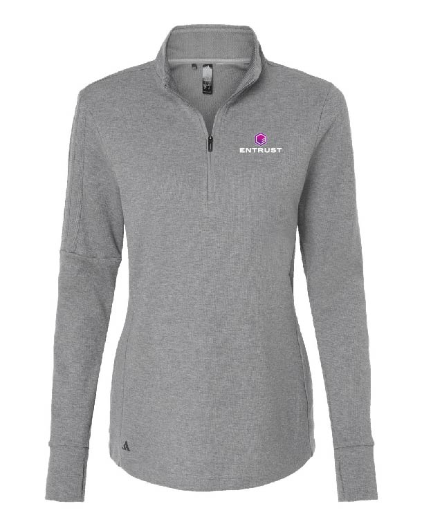 Adidas Ladies' 1/4 zip sweater