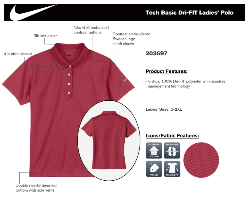 Nike Tech Dri-FIT Mens' Polo